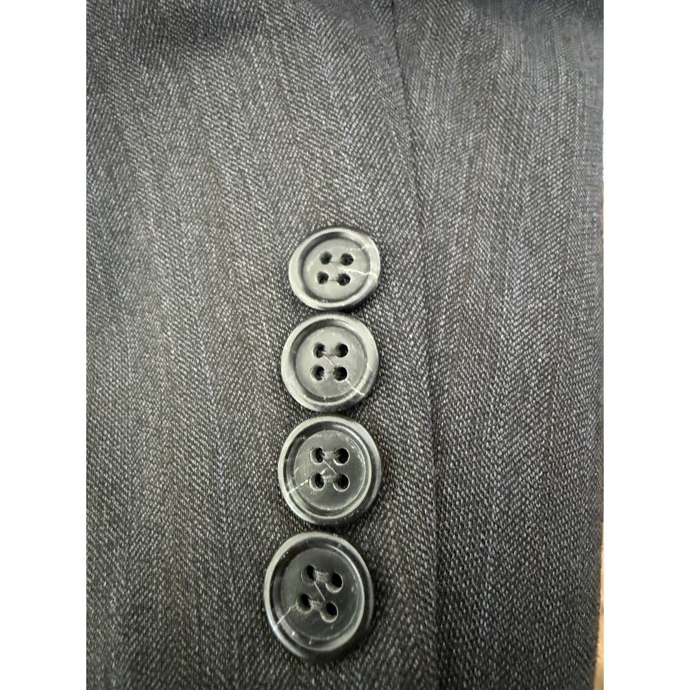 Pronto Uomo Suit Jacket Blazer Sport Coat 40 Short M Gray 100% Wool Italy - Picture 8 of 10